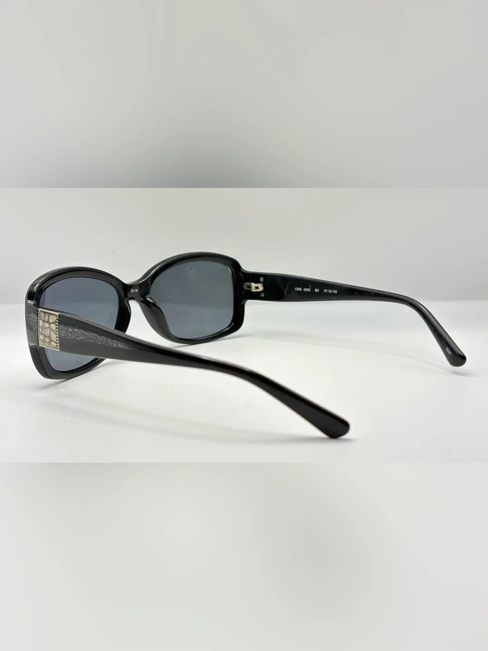 Chelsea Morgan CMS4002 Black Oval Sunglasses Frames Only